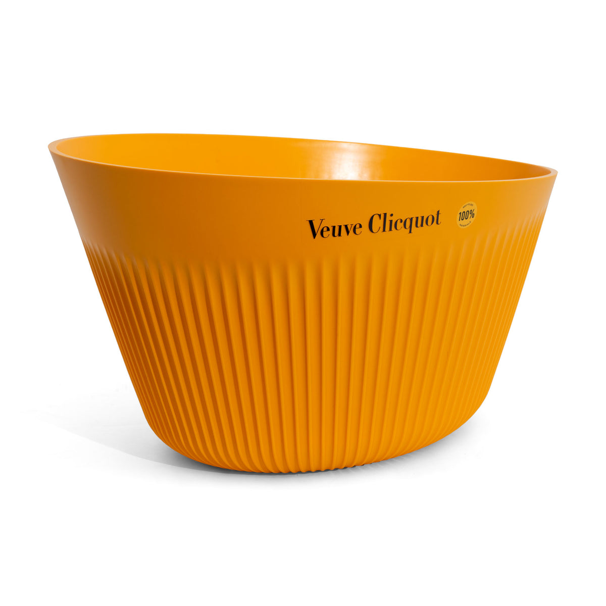 Veuve Clicquot Bottle Cooler Champagne Ice Bucket Sunray Orange Magnum – View 4