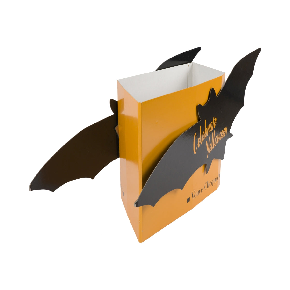 Veuve Cliquot Champagne Cardboard Sign Bat Celebrate Yelloween Display – View 2