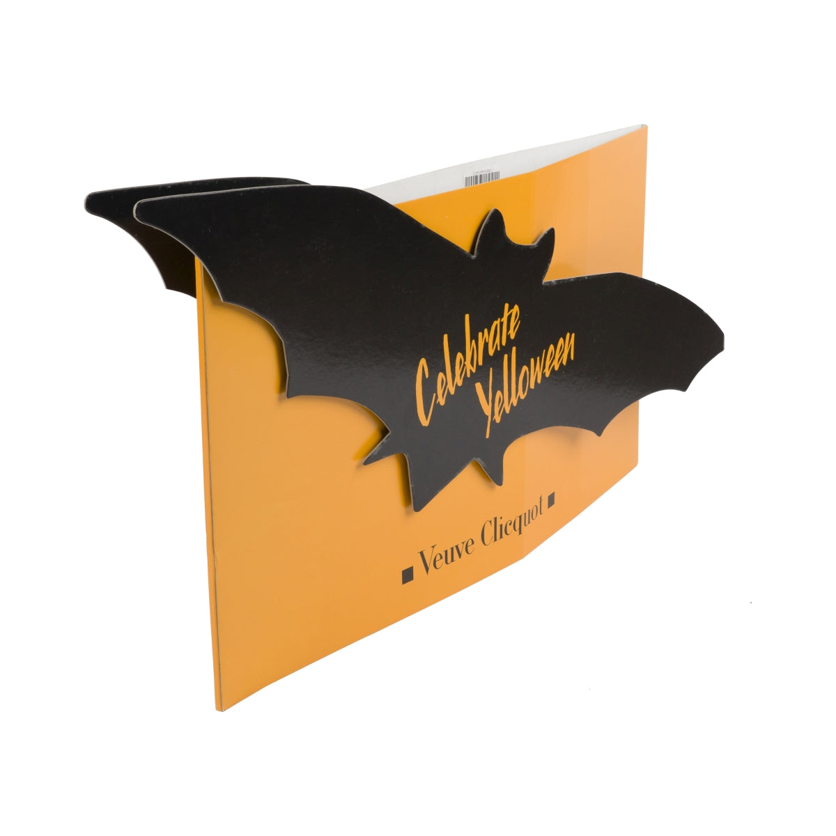 Veuve Cliquot Champagne Cardboard Sign Bat Celebrate Yelloween Display – View 3