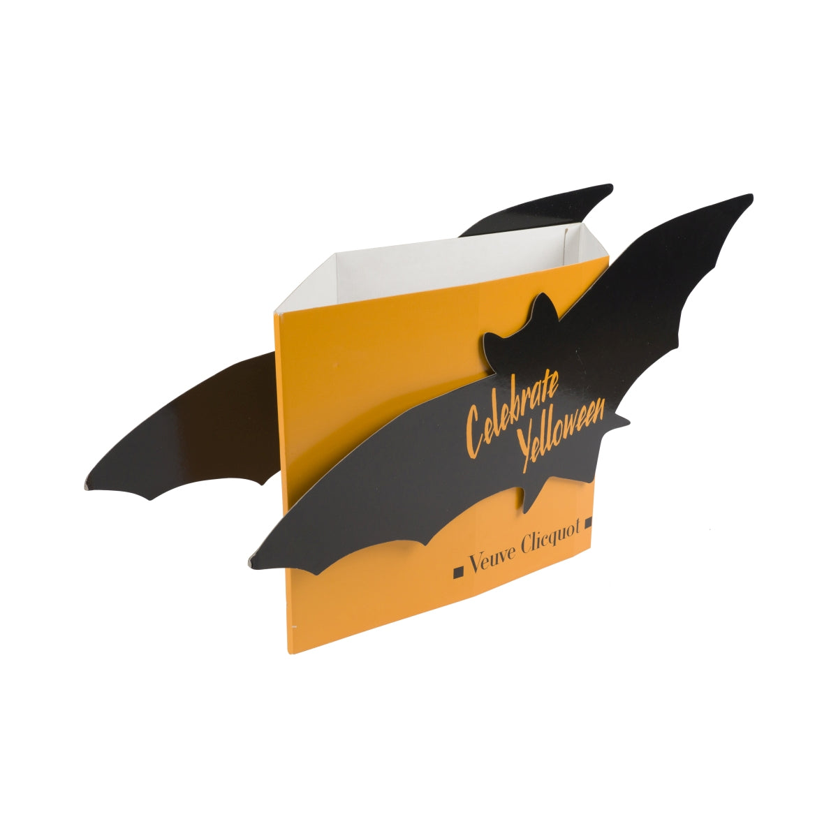 Veuve Cliquot Champagne Cardboard Sign Bat Celebrate Yelloween Display – View 4