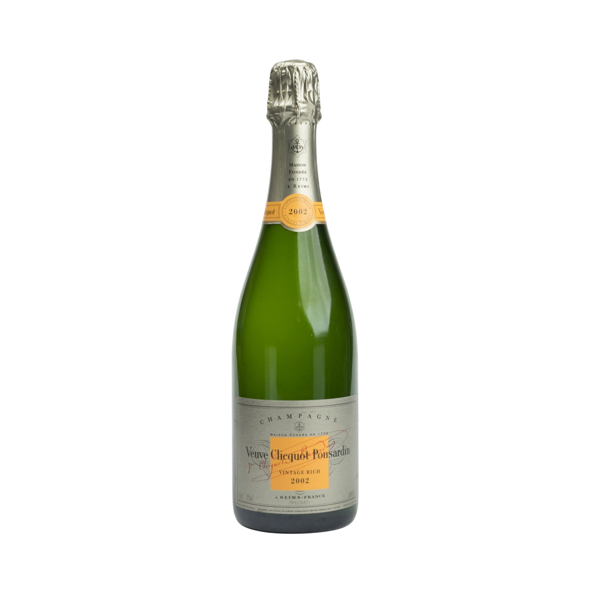 Veuve Cliquot Champagne Show Bottle 0.7L EMPTY Vintage Rich 2002 Dummy Display