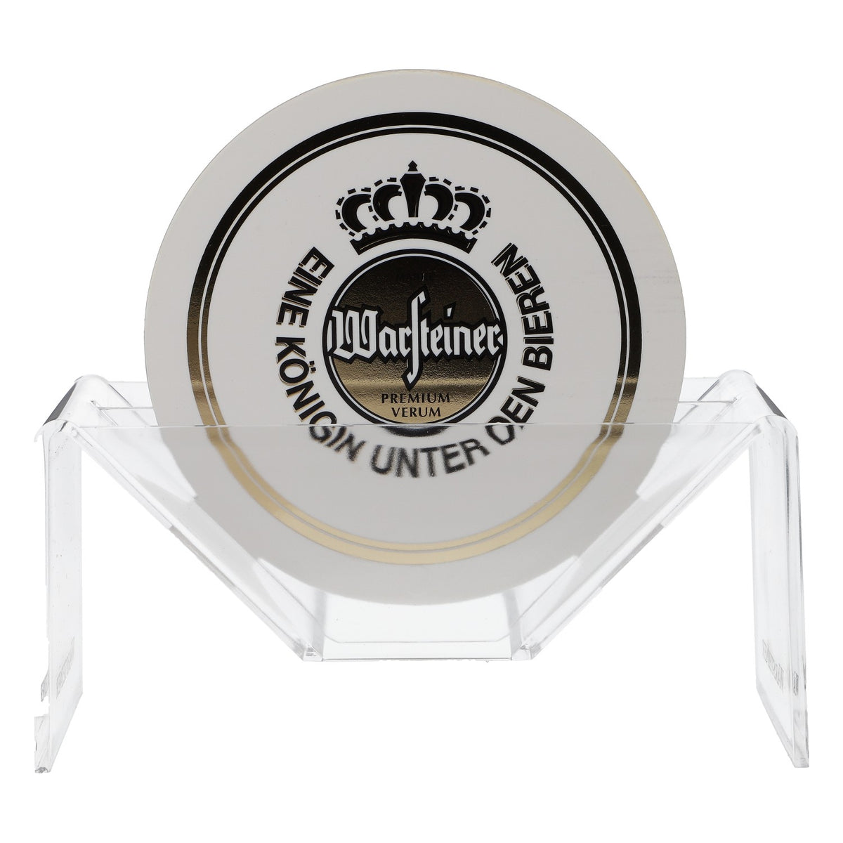 Warsteiner Beer Acrylic Beer Coaster Holder Round Table Display – View 2