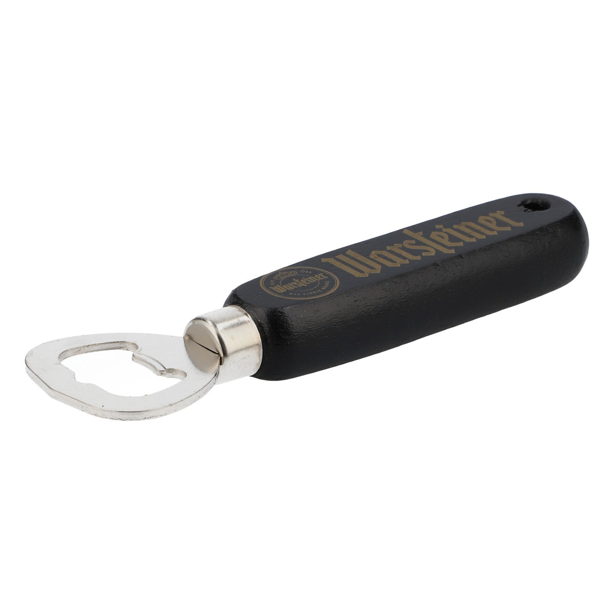 Warsteiner Beer Real Wood Retro Bottle Opener Cap Opener Black Design