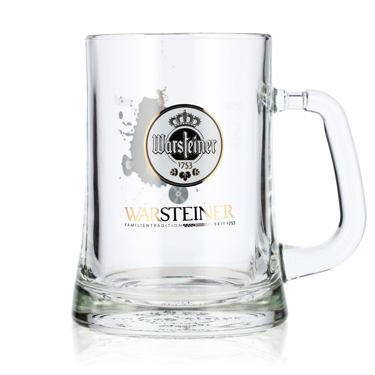 Warsteiner Beer Glass, 0.3 L, Mugs, Limited Edition "Guitar" Music Design by Rastal