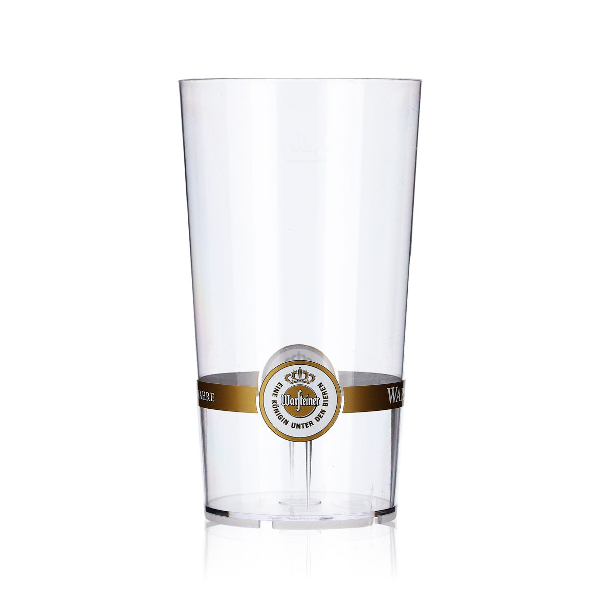 6x Warsteiner beer glass Beer glasses 0.25 l Mug Returnable Logo on bottom with ring – View 2