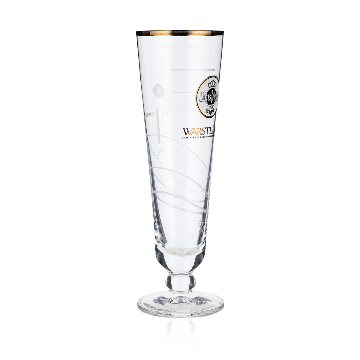 Warsteiner beer glass Beer glasses Instructions Beer glass with colored temperature "Z" – View 2
