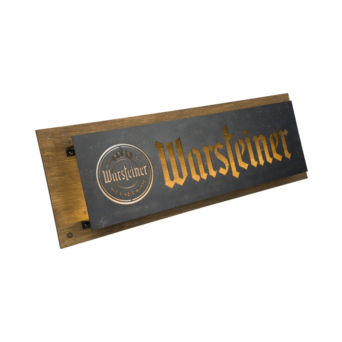 Warsteiner beer neon sign 70x25cm LED sign light advertising board wood wall