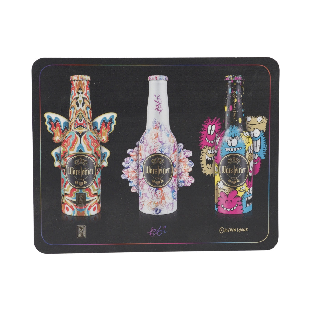 Warsteiner Beer Mouse Pad Kevin Lyons Edition Mouse Pad Anti-Slip PC Mat