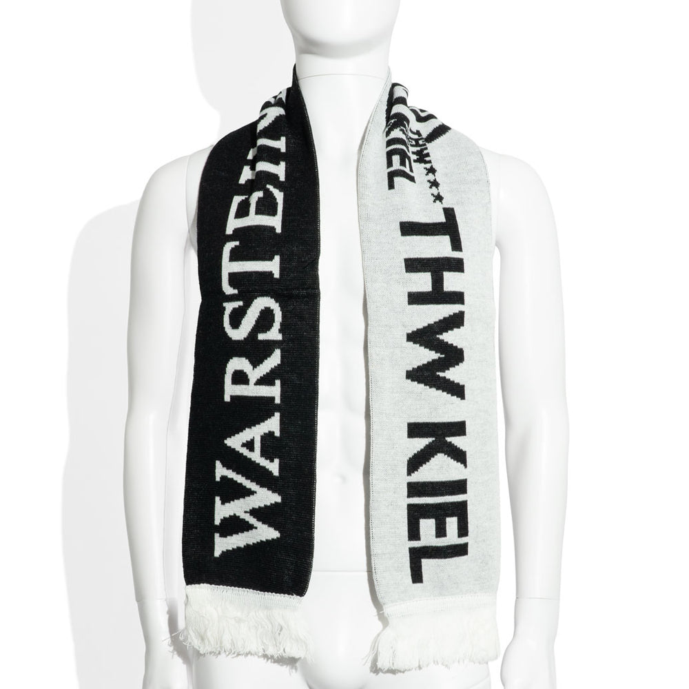 Warsteiner beer scarf Fan scarf Wool scarf THW Kiel Winter Skiing