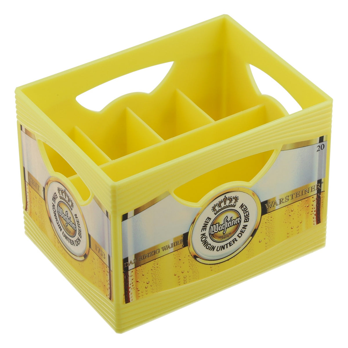 Warsteiner Beer Table Display, Notepad, Pen Holder, Beer Crate, Yellow – View 4