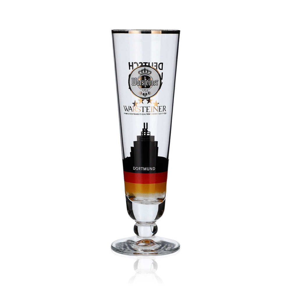 Warsteiner Collector's Glass 0.2l Cup Dortmund Germany Soccer Special Edition