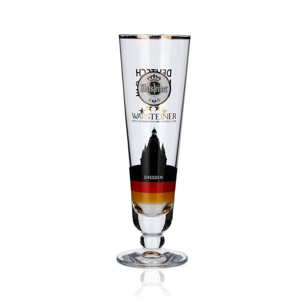 Warsteiner Collector's Glass 0.2 L Cup Dresden Germany Soccer Special Edition