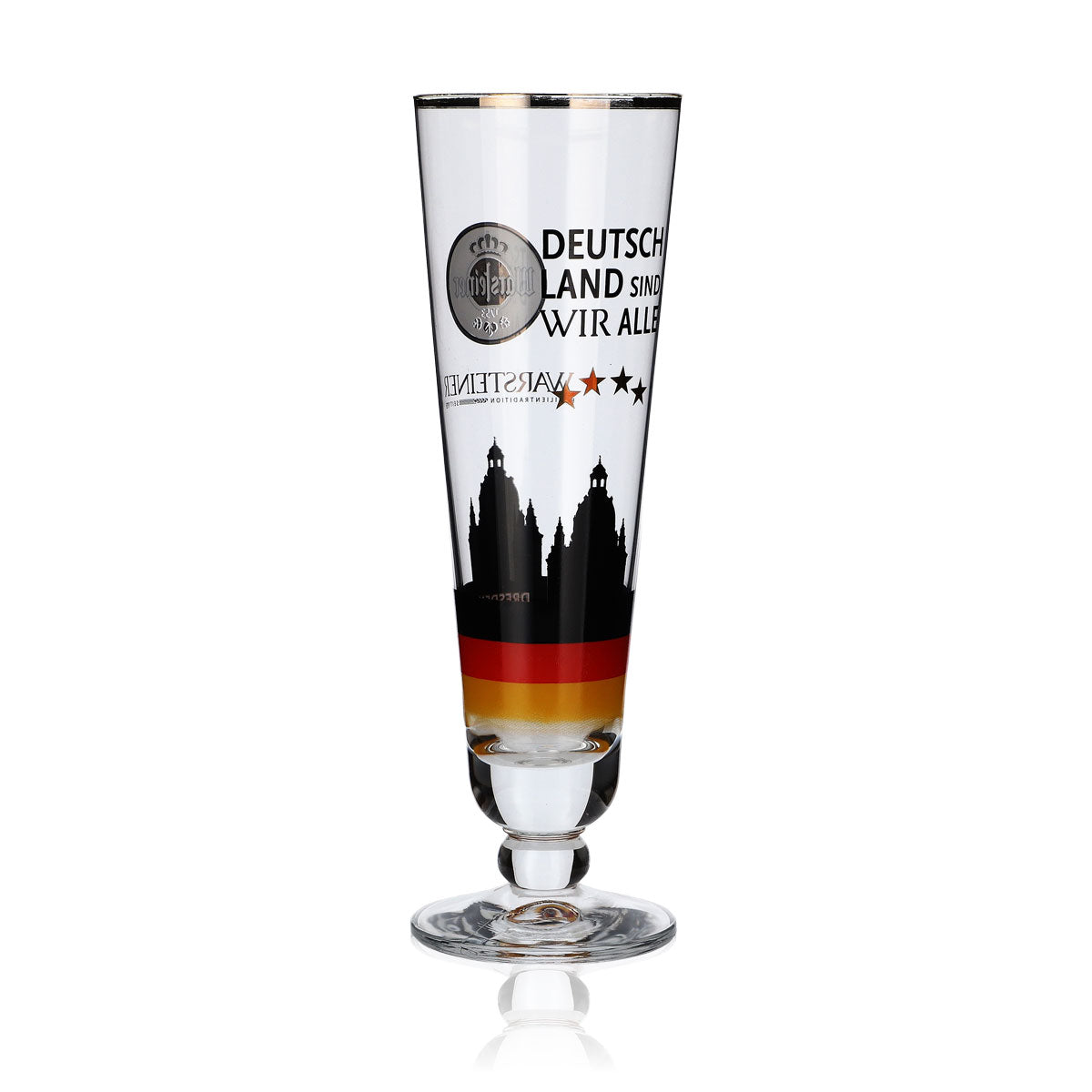 Warsteiner Collector's Glass 0.2 L Cup Dresden Germany Soccer Special Edition – View 3