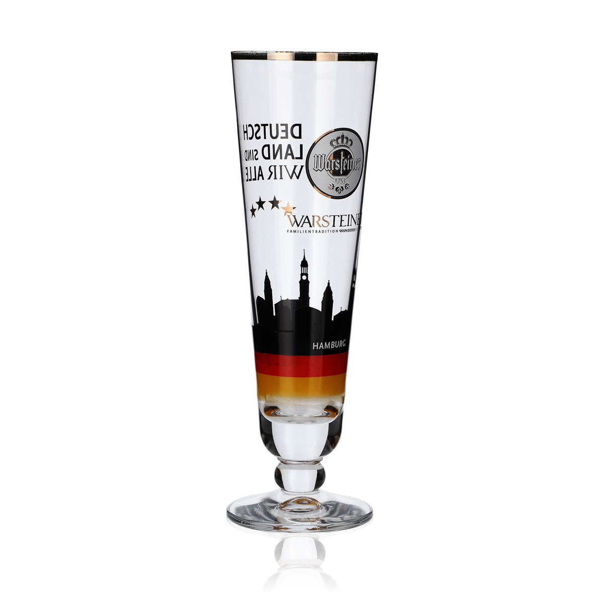 Warsteiner collector's glass 0.2 l trophy Hamburg Germany soccer special edition – View 2