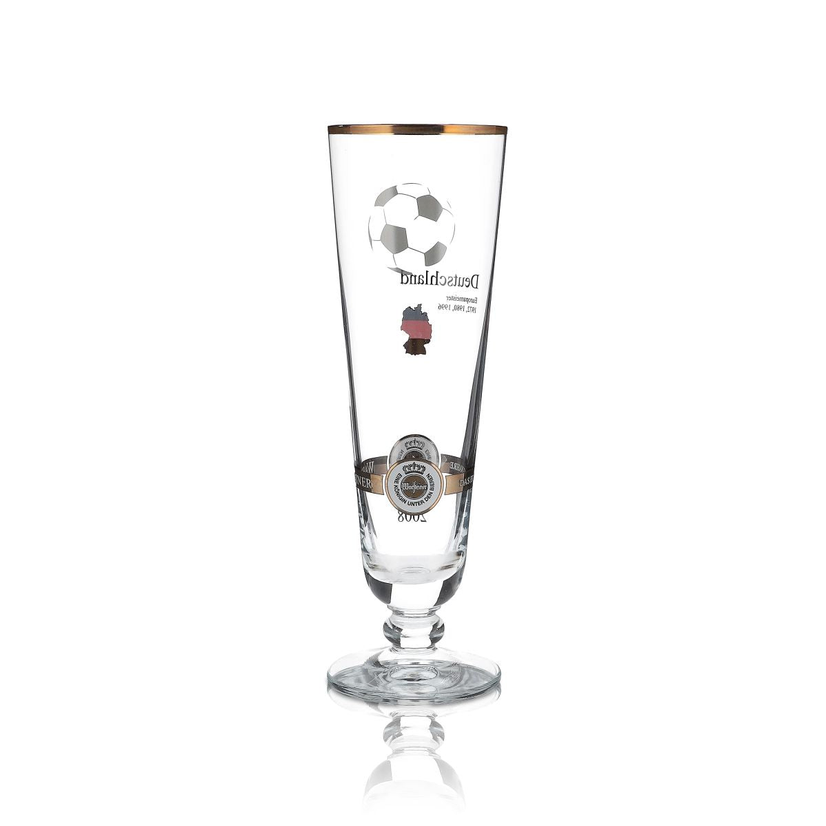 Warsteiner collector's glass, collector's glass, special edition, Germany 2008 trophy – View 3