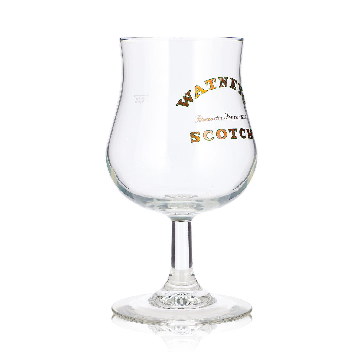 Watney's Beer Glass, 0.25 L, Goblet Glasses, Stemmed Glasses, Brewers Since 1636, SCOTCH – View 3