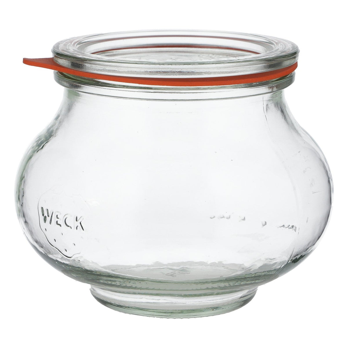 6x Weck glass preserving jar with rubber lid, kitchen jar, jam jar, 0.55 l – View 3
