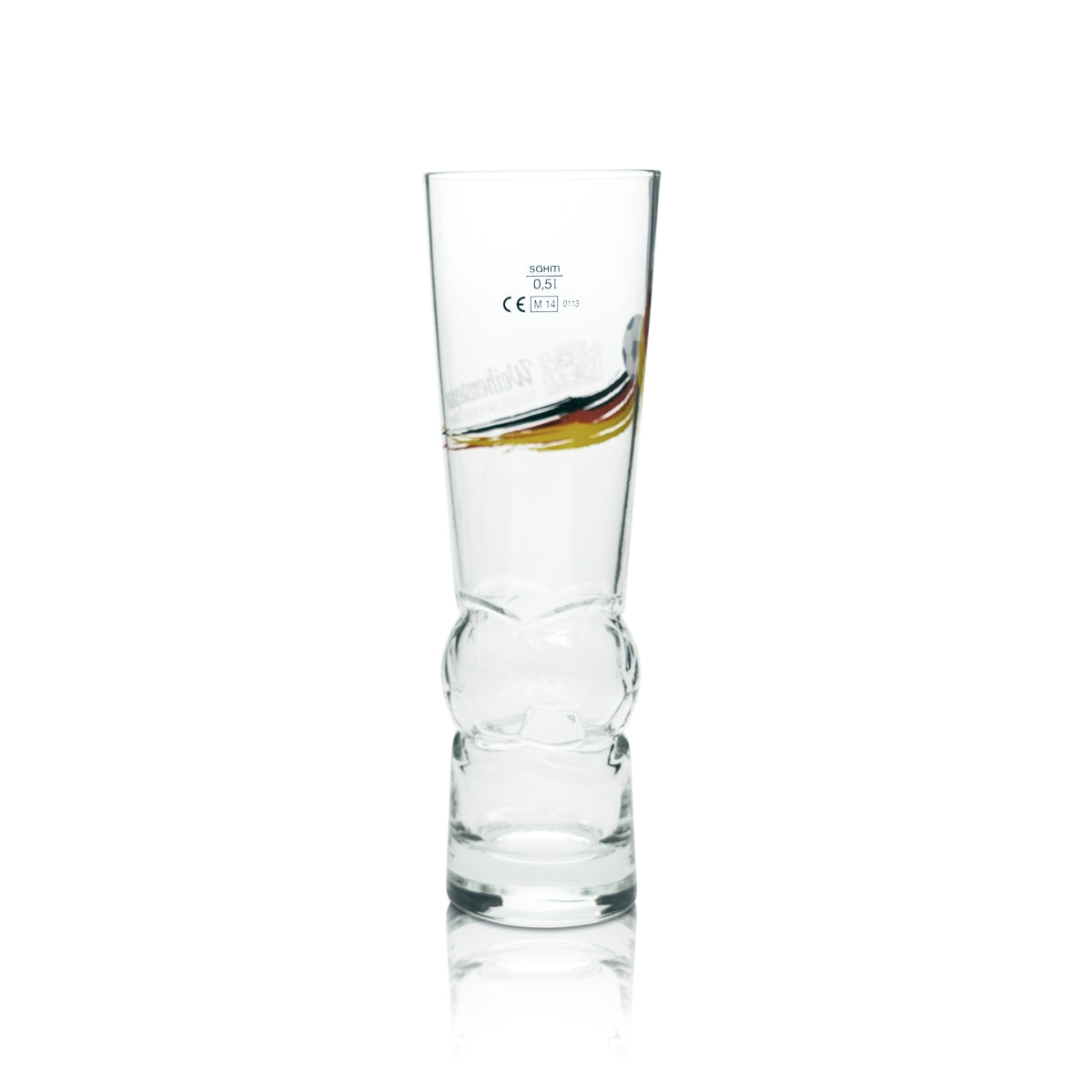 Weihenstephan Beer Glass 0.5l Wheat Beer Yeast Glasses Soccer Germany – View 3