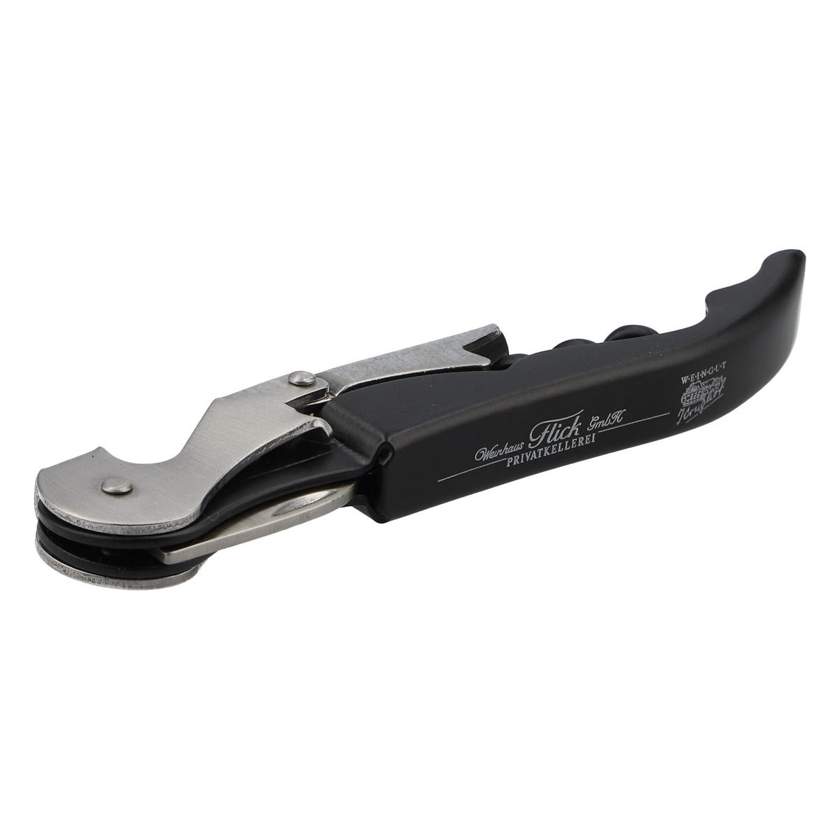 Flick Wine House Wine Corkscrew Bottle Opener Waiter's Knife, Black