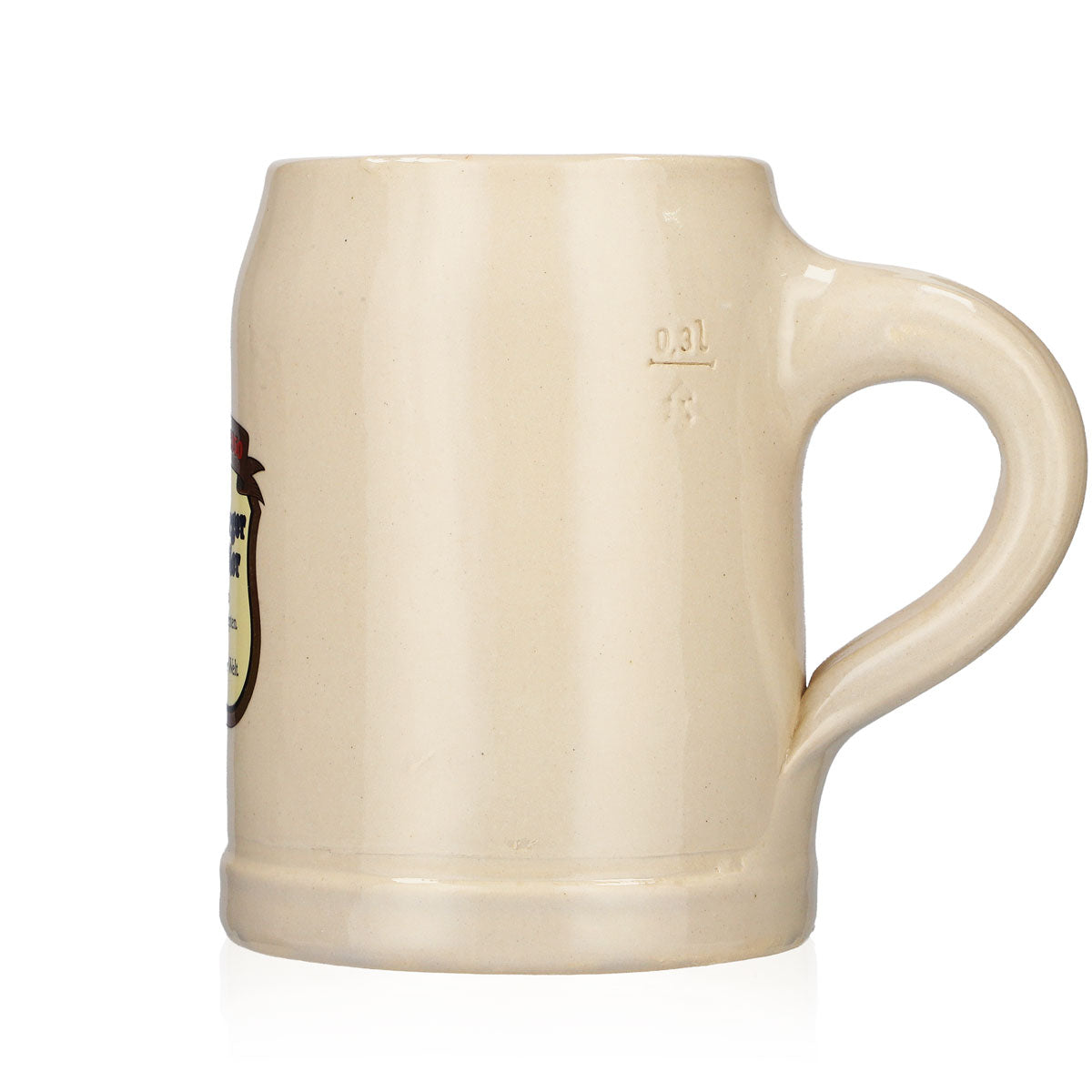 Weltenburg Monastery Glass 0.3l Earthenware Mug Stoneware Beer Mug Seidel Brewery – View 5
