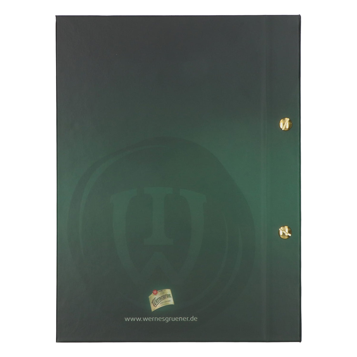 Wernesgrüner Beer Menu Folio Menu Card Restaurant Folder Green Small – View 3