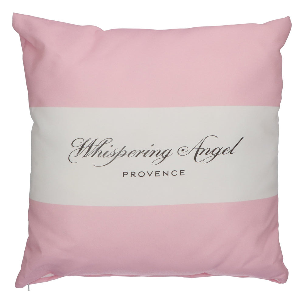 Whispering Angel Wine Cushion Lounge Cushion Sofa Cushion 40x40 cm pink/white