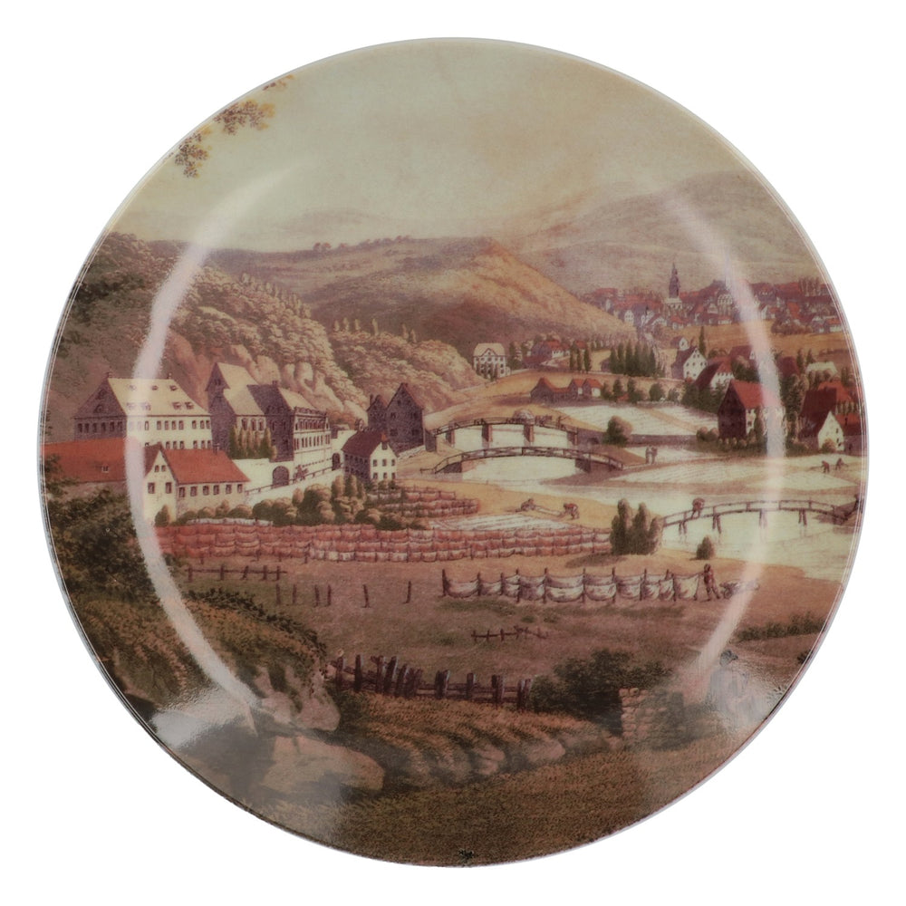 Wicküler Pilsener Beer Porcelain Annual Plate 1991 Rare City Views