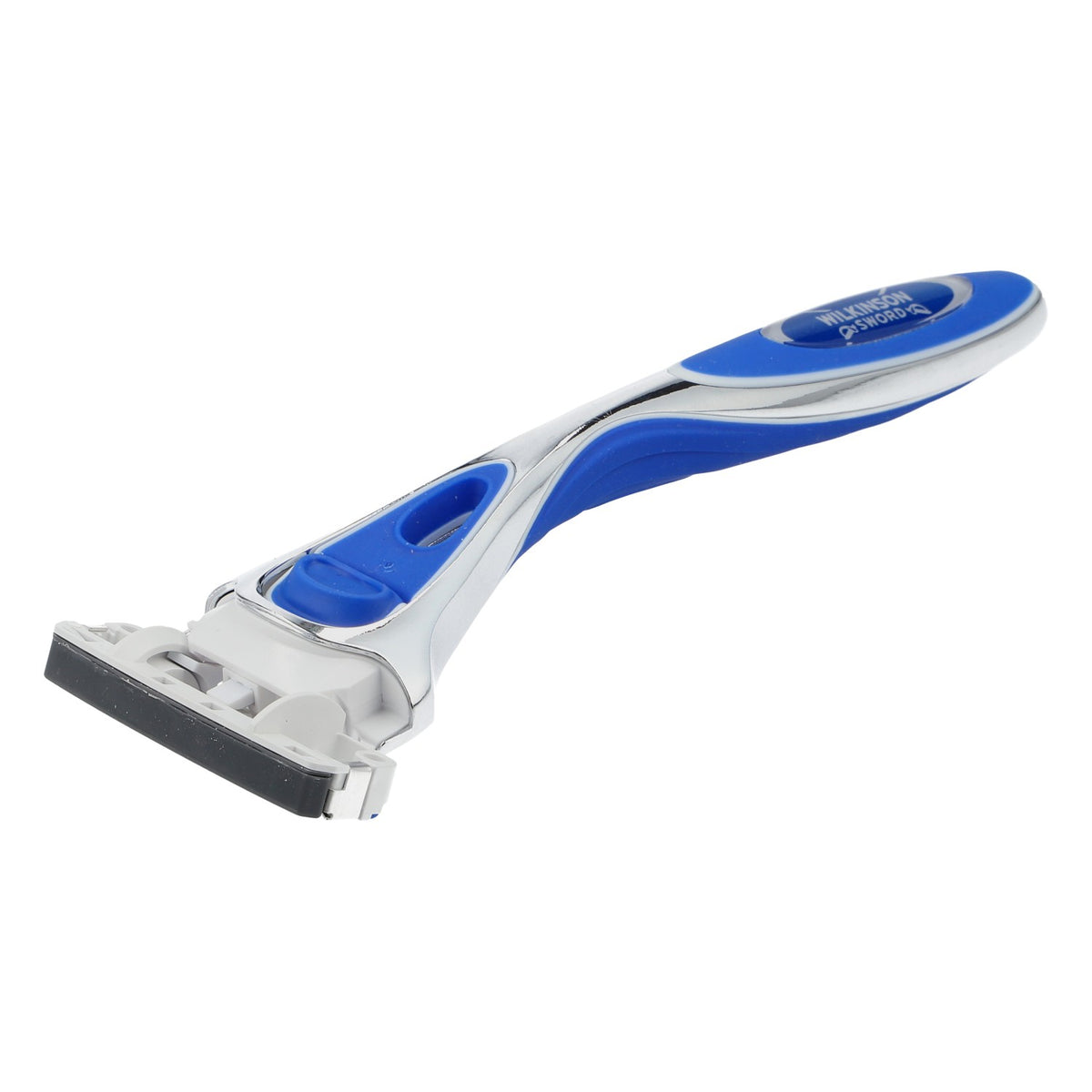 Wilkinson Sword Hydro 3 Razor with 3 UltraGlide Blades, Blue, Comfort Shave – View 2