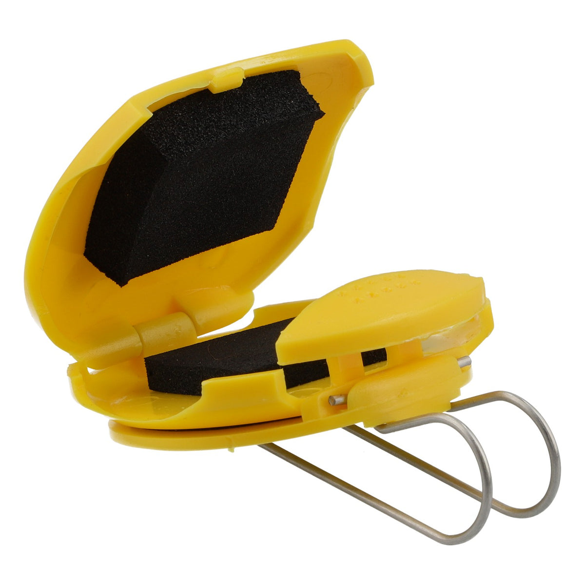 WimexX Sunglass Clip for Sun Visor, Yellow - Secure Car Mount, Click – View 3