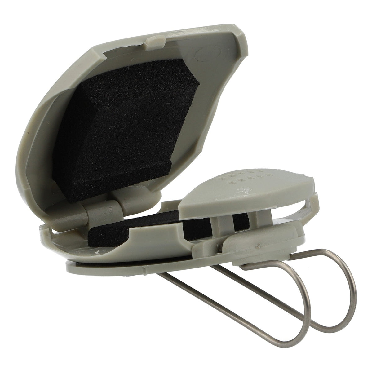 WimexX Sunglasses Clip-On Sun Visor, Gray, Car Mount, Protective Glasses for Cars – View 3
