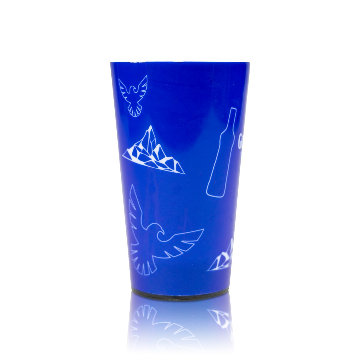 Vodka Gorbatschow Lumi Mug Glass 0.44l LED Reusable Plastic Glasses Long Drink – View 2