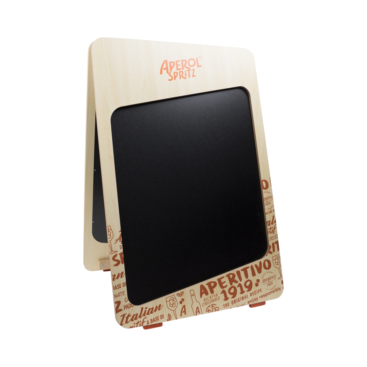 XL Aperol liqueur chalkboard customer stopper, wood, 67 x 95 cm, display stand, restaurant advertising