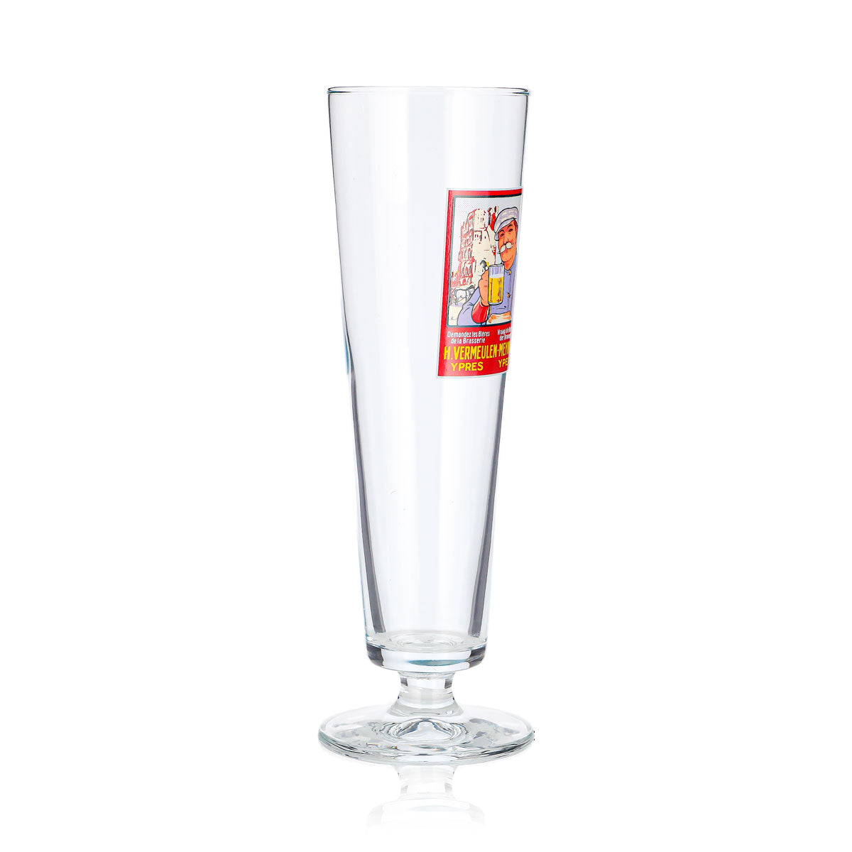 Ypra Beer Glass, 0.32 L, H. VERMEULEN-MEYNNE Red Portrait – View 2