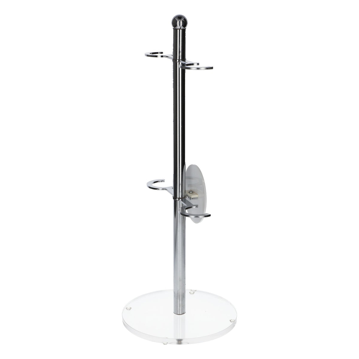 Ziegler Liqueur Dispenser Bottle Holder Bottle Rack for 4 Bottles, Metal, Silver – View 4