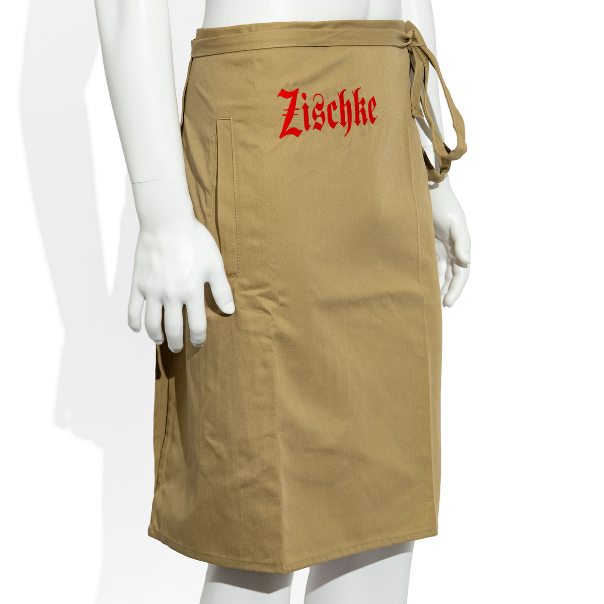 Zischke Beer Glass Waiter's Apron, Beige, Blended Fabric Apron – View 2
