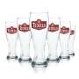 6x Texels wheat beer glass 0.3l wheat yeast contour glasses Gastro Bar Pub Beer BEL