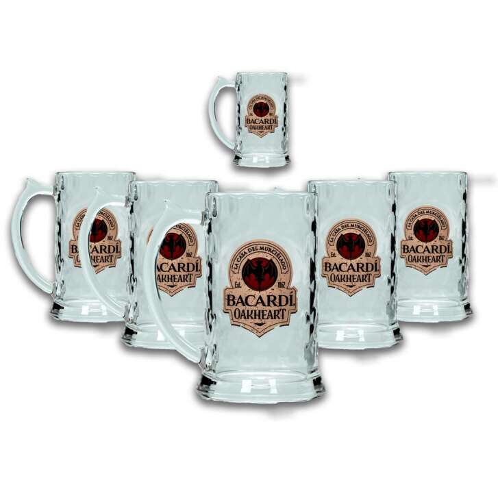 1x Bacardi Rum Jug Plastic Jug Oakheart
