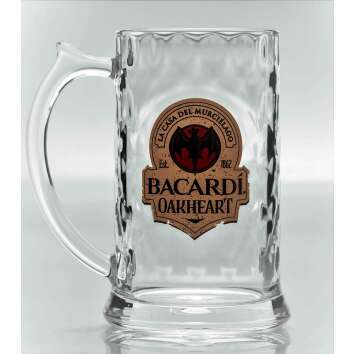 1x Bacardi Rum jug plastic jug Oakheart