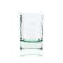 6x Pfeffi Glass 4cl Shots Short Stamper Schnapps Glasses Nordbrand Green Mint Pub