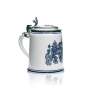 Kaltenberg collectors glass 0,5l beer mug tankard Seidel King Max I tin lid rare