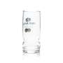 6x Paulaner glass 0,25l beer mug contour glasses brewery Bavaria Gastro Helles