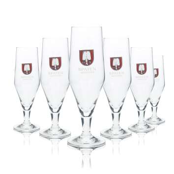 6x Spaten Beer Glass 0,3l Goblet Tulip Glasses Brewery...
