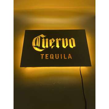 1x Jose Cuervo Tequila neon sign LED silver with yellow...