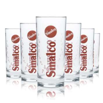 12x Sinalco glass 0,5l tumbler Softdrink Limo Cola Mix...