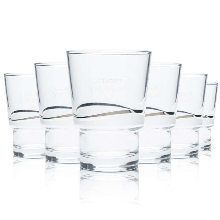 6x Vaihinger Glass 0,15l Tumbler Stackable Mineral Water Juice Glasses Gastr