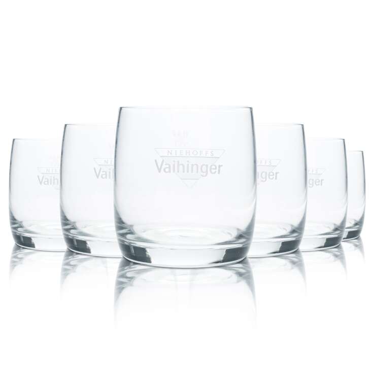 6x Vaihinger glass 0.3l tumbler mineral water juice glasses Gastro Sprudel