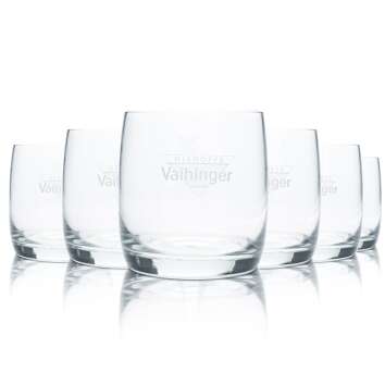 6x Vaihinger glass 0.3l tumbler mineral water juice...