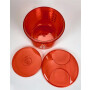 Effect Energy Acrylic Cooler Ice Cube Tray Icecube Three-Piece 10L Ice Box Red