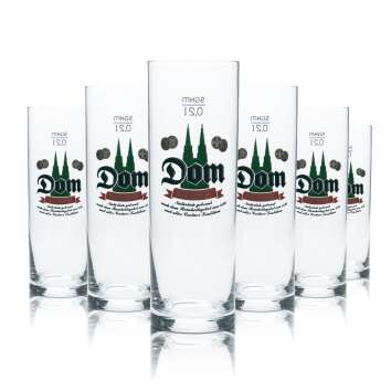 12x Dom Beer Glass 0,2l Kölsch Stange Mug Glasses...