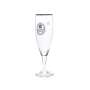 6x Krombacher beer glass 0.2l goblet tulip gold rim non-alcoholic glasses Gastro Bar